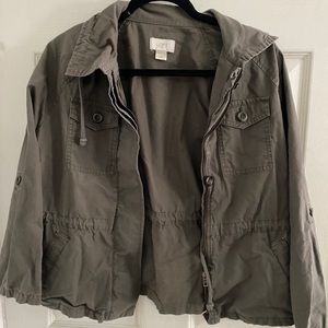 Green Khaki Utility Jacket